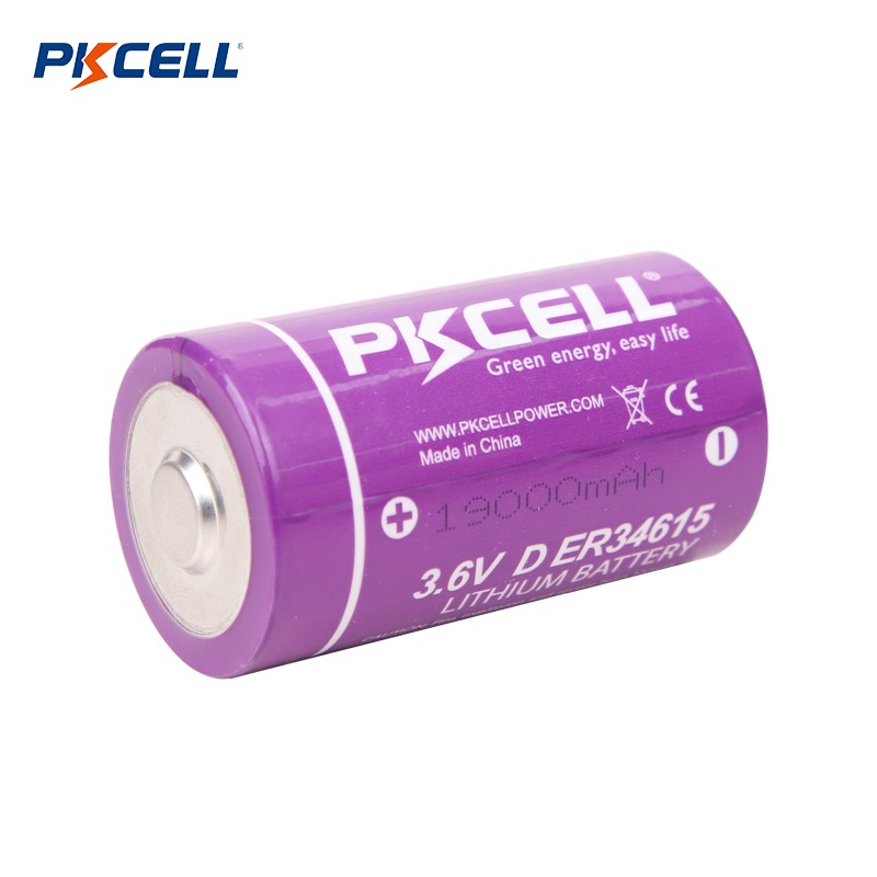 Batería PKCELL Li-SOCl2 3.6V Tamaño D (ER34615) - Capacidad Extrema (19000mAh) para Monitoreo Pesado