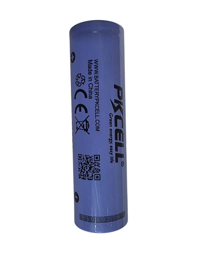Celda Recargable PKCELL 3.7V Li-ion 18650 (3350mAh) - Ultra Capacidad (Flat Top)